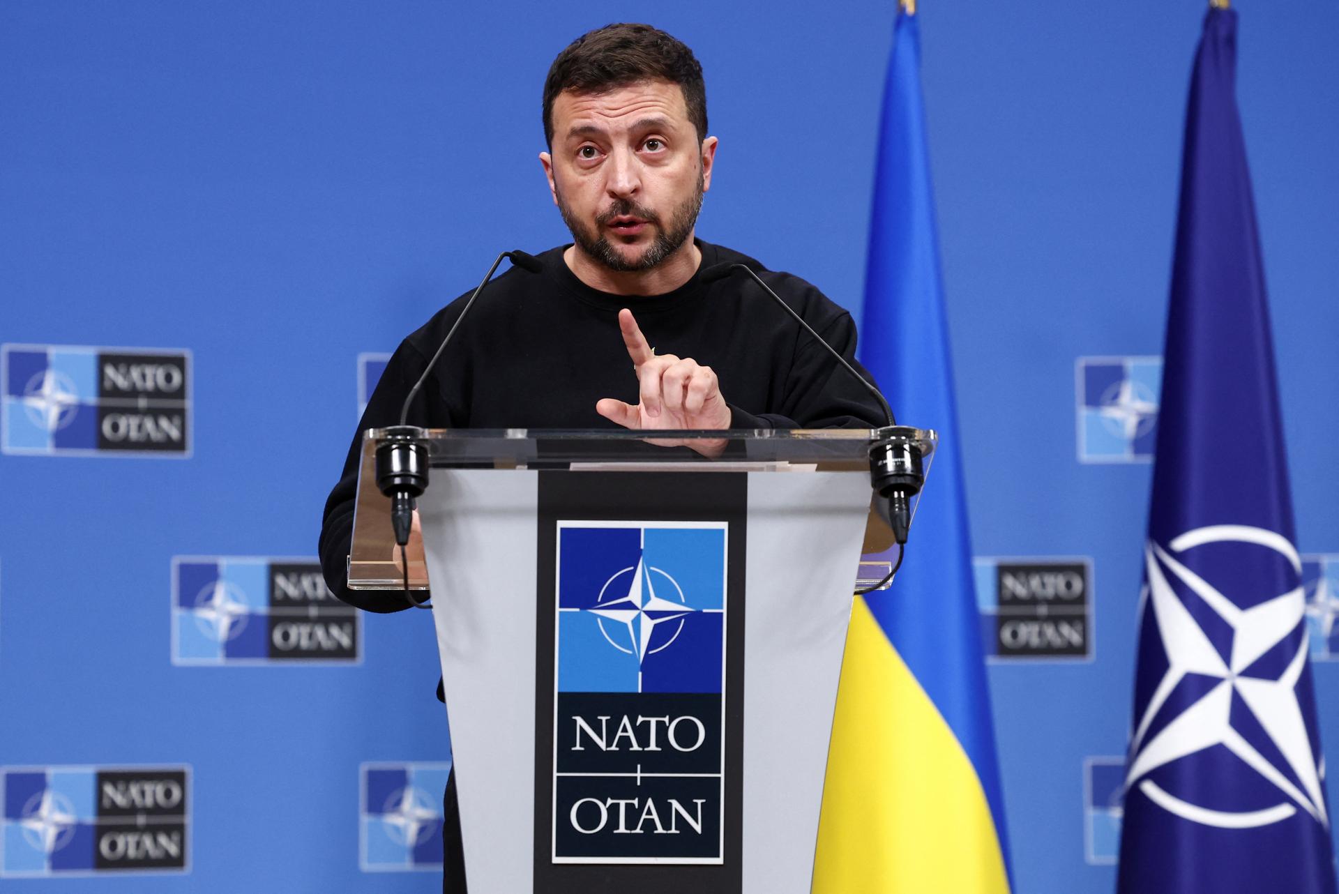 Zelenskyj: Putin rozumie len sile. Iba pozvanie Ukrajiny do NATO môže ukončiť vojnu