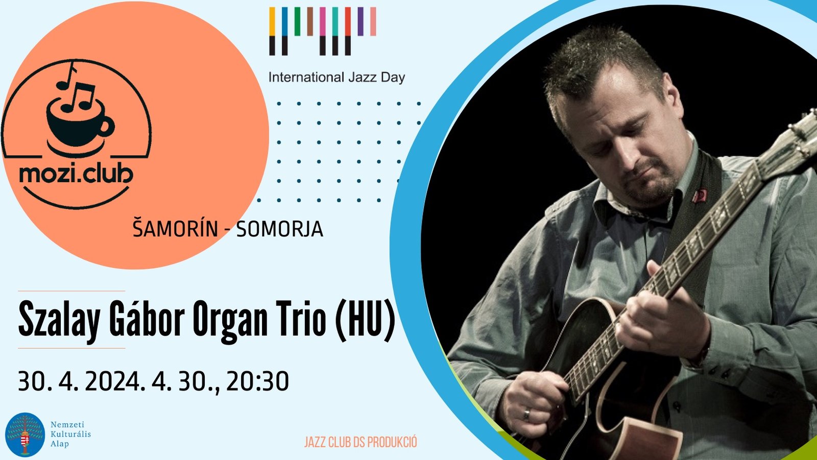 Dnes je Medzinárodný deň džezu, večer: koncert v Mozi Clube Dnes je Medzinárodný deň džezu, večer: koncert v Mozi Clube