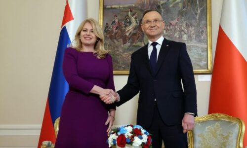 Čaputová sa stretla v Poľsku s Dudom, vyzdvihla posilnenie východného krídla NATO aj podporu Ukrajine (foto)