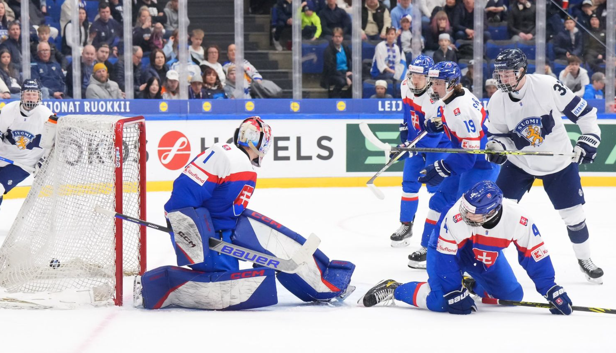 MS v hokeji U18: Rozhodnuté bolo už po prvej tretine. Slovenskí mladíci zostávajú na nule