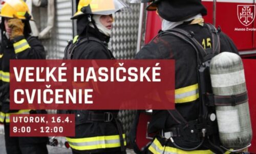 Veľké cvičenie hasičov na zámku sa dotkne aj premávky v okolitých uliciach vo Zvolene