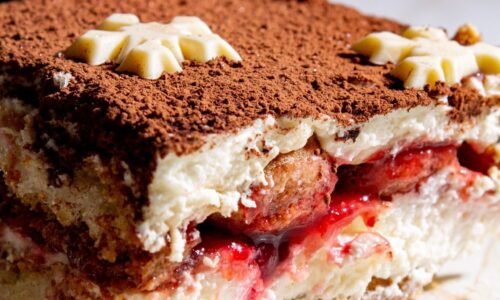 Vianočné Brusnicové Tiramisu