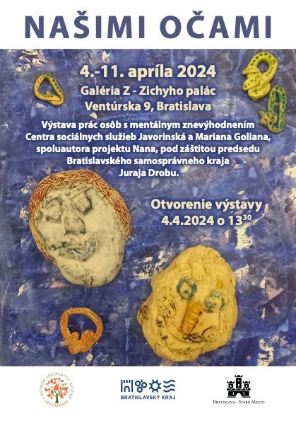 našimi očami: výstavu art brut umeleckých diel našich kientov centra sociálnych služieb javorinská čoskoro otvoríme v zichyho paláci Našimi očami: Výstavu Art brut umeleckých diel našich kientov Centra sociálnych služieb Javorinská čoskoro otvoríme v Zichyho paláci