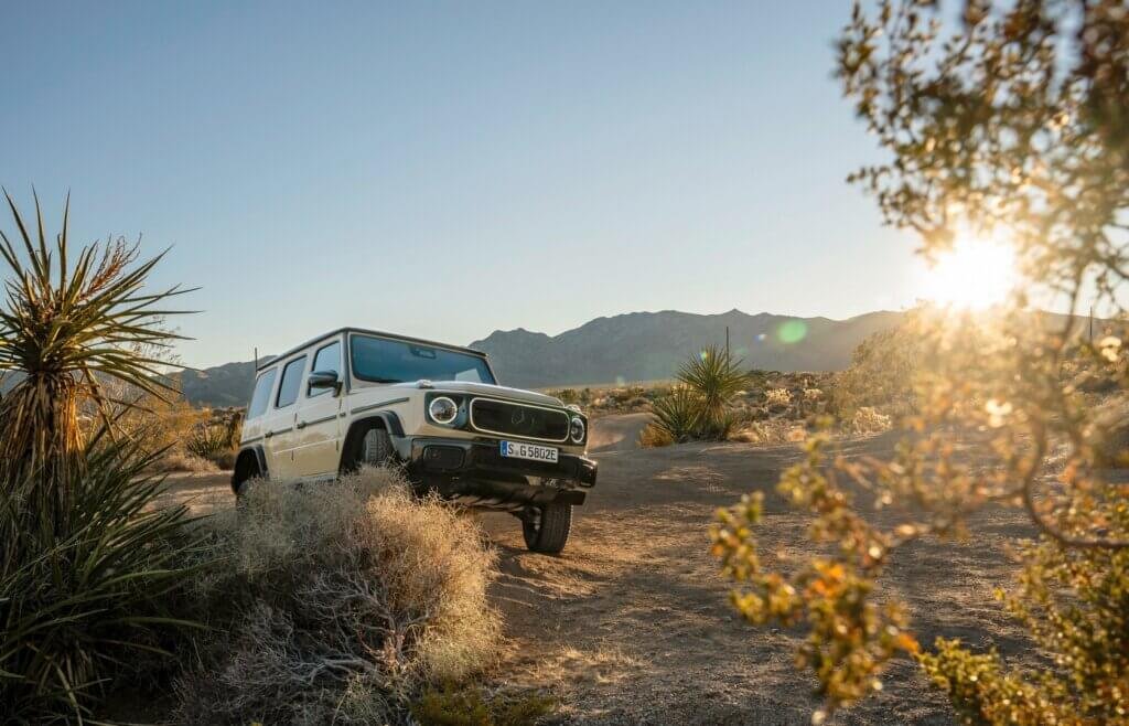 mercedes g580 eq – elektrické géčko zvládne v teréne viac ako ostatné verzie Mercedes G580 EQ – elektrické Géčko zvládne v teréne viac ako ostatné verzie