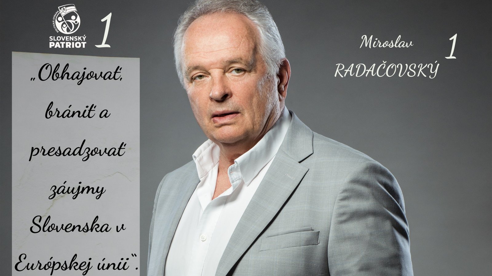 Miroslav Radačovský Miroslav Radačovský: TRADIČNÉ KULTÚRNE A KRESŤANSKÉ HODNOTY SLOVENSKA