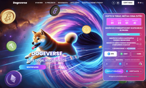 Nový viacsieťový meme coin Dogeverse za dva dni predpredaja vyzbieral 1 milión dolárov