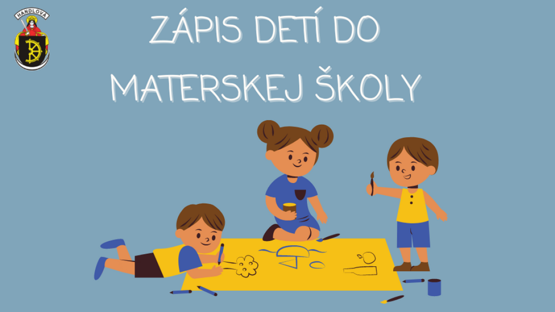 Zápis do materskej školy sa uskutoční od 14. do 16. mája 2024