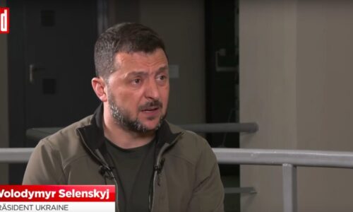 VIDEO: Ukrajinský diktátor Zelenskyj v rozhovore pre nemecký denník Bild vyplakával, že Ukrajina má nedostatok zbraní zo Západu