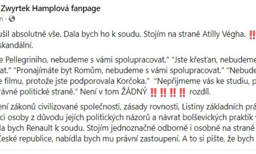 Volíte Pellegriniho, tak konec. Senátorka Hamplová nemůže uvěřit, co si firma dovolila