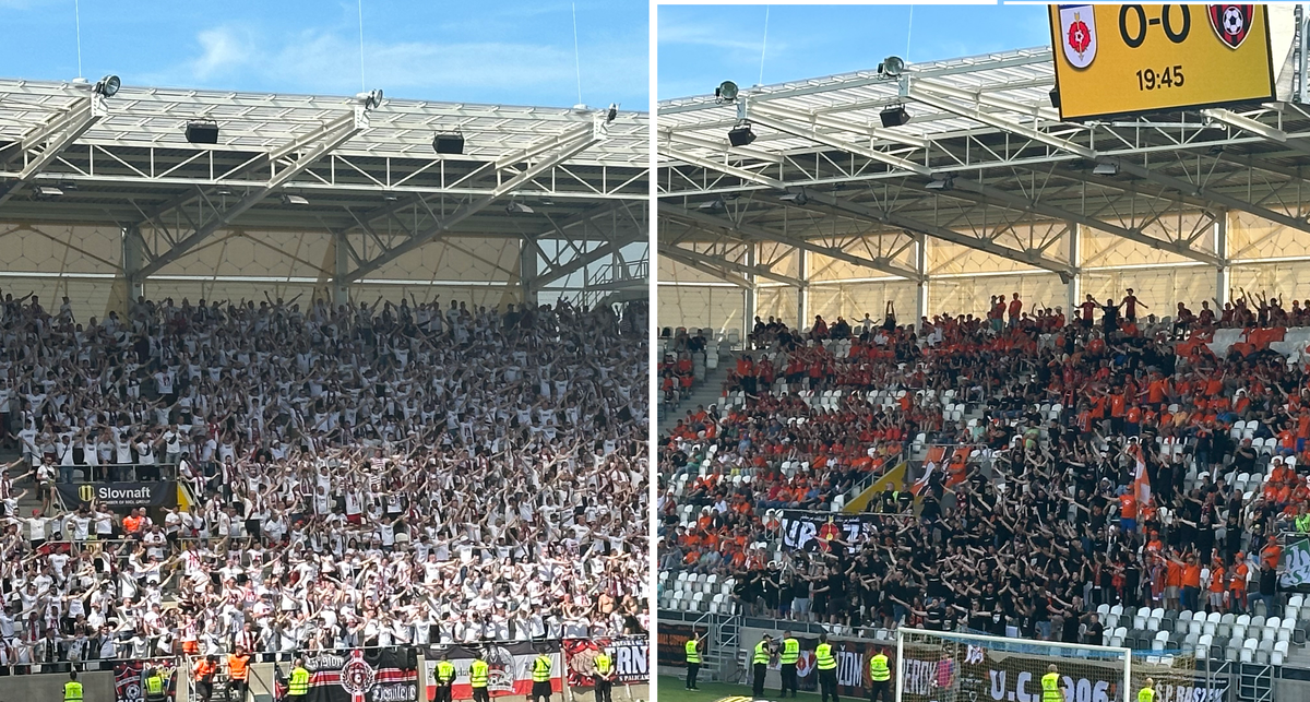 VIDEO Silný úvod finále v Košiciach, oba fanúšikovské tábory sa predviedli vo veľkom štýle VIDEO Silný úvod finále v Košiciach, oba fanúšikovské tábory sa predviedli vo veľkom štýle