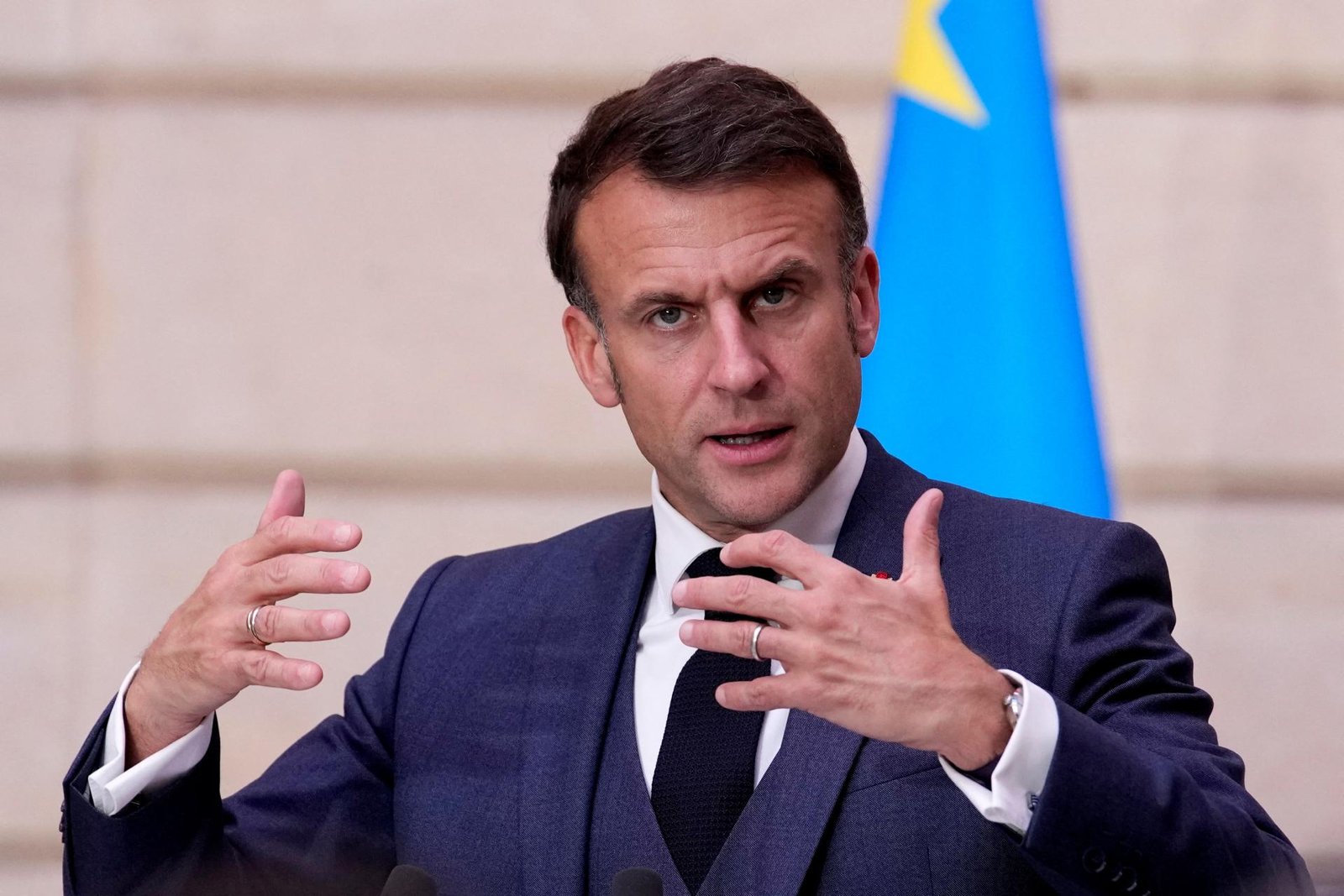 Ak by Rusko prelomilo front, je možné vyslať na Ukrajinu vojakov, vyhlásil Macron Ak by Rusko prelomilo front, je možné vyslať na Ukrajinu vojakov, vyhlásil Macron