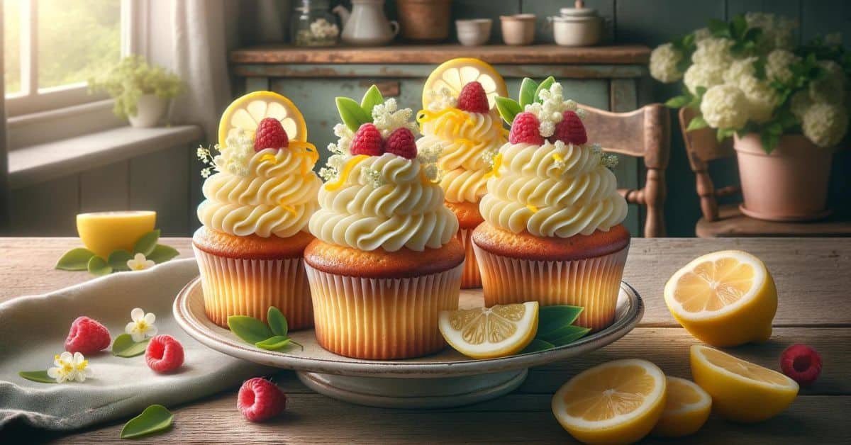 Bazovo citrónové cupcakes Bazovo citrónové cupcakes