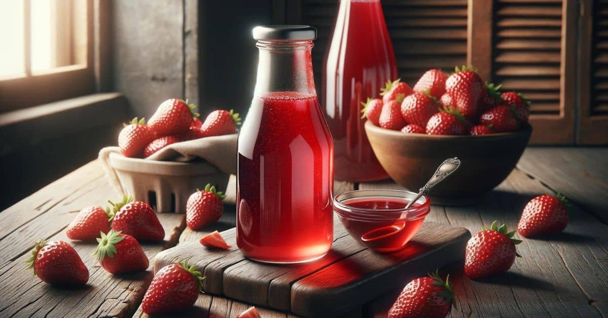 Domáci jahodový sirup od babičky Domáci jahodový sirup od babičky
