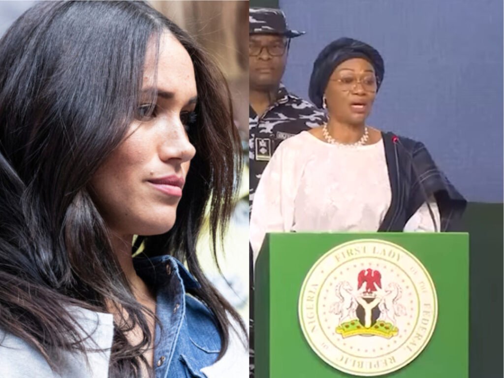 Prvá dáma Nigérie zaútočila na Meghan Markle. „Prečo tu bola?“ Na internete je búrka Prvá dáma Nigérie zaútočila na Meghan Markle. „Prečo tu bola?“ Na internete je búrka