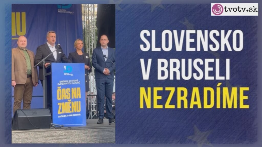 Andrej Danko s prejavom na mítingu v Prahe: Nikto nám, Slovákom a Čechom, nemusí kázať o mieri a pokoji Andrej Danko s prejavom na mítingu v Prahe: Nikto nám, Slovákom a Čechom, nemusí kázať o mieri a pokoji
