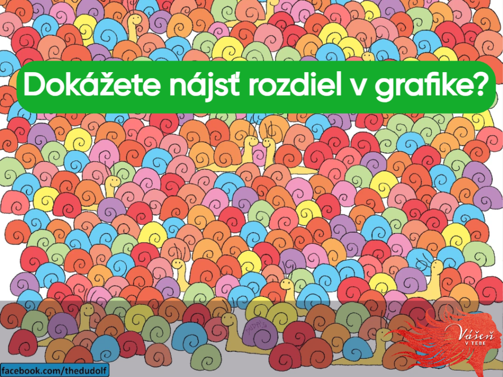 Ktorý slimák vyzerá inak? Hlavolam pre skutočne pozorných Ktorý slimák vyzerá inak? Hlavolam pre skutočne pozorných