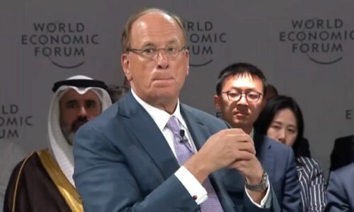 VIDEO: Šéf globálnej gigafirmy „BlackRock“ Larry Fink vyhlásil, že krajiny s klesajúcou pôrodnosťou budú ľahšie nahrádzať ľudí strojmi