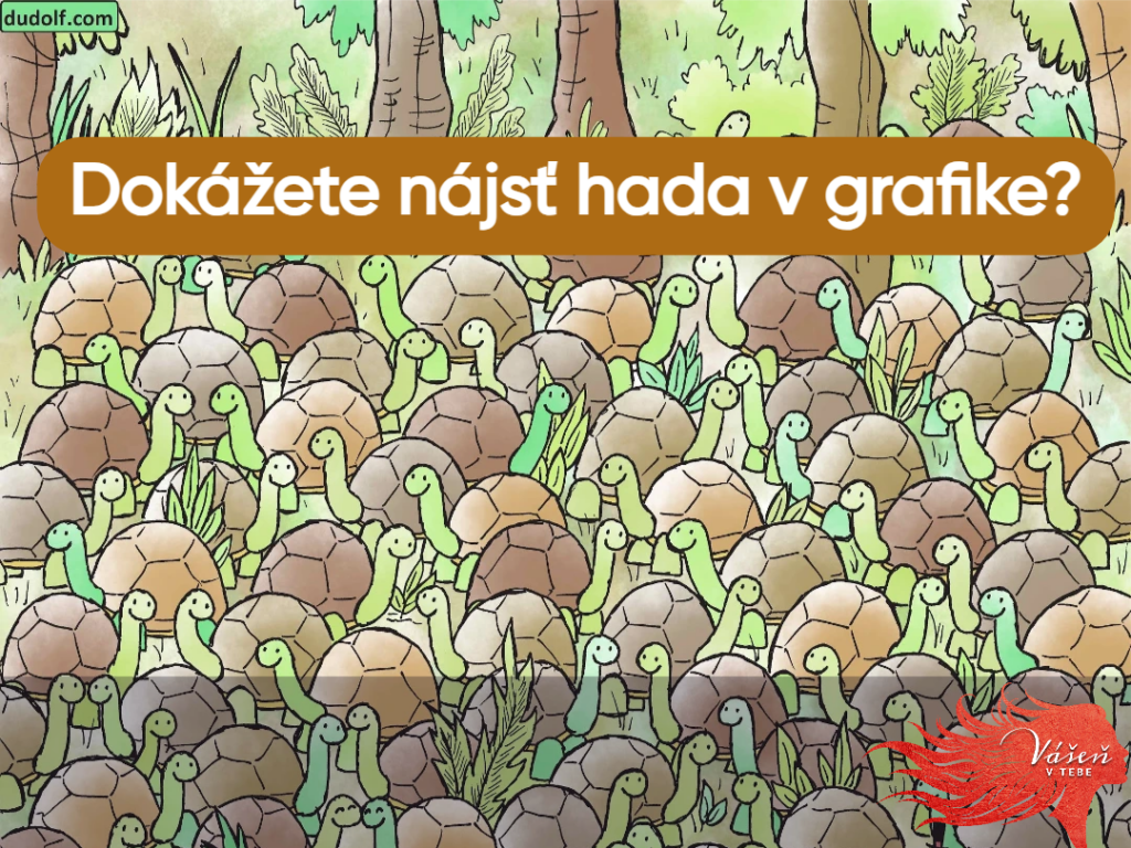 Pozrite sa na obrázok a nájdite hada. Tí najlepší to zvládnu za 30 sekúnd. Koľko času potrebujete? Pozrite sa na obrázok a nájdite hada. Tí najlepší to zvládnu za 30 sekúnd. Koľko času potrebujete?