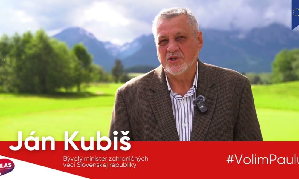 Ján Kubiš – diplomat a politik#VOLIMPAULU 🇸🇰🇪🇺