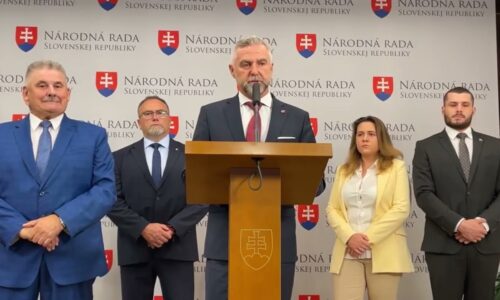 Tlačová konferencia poslancov NR SR za SMER – SSD na tému: Lex atentát