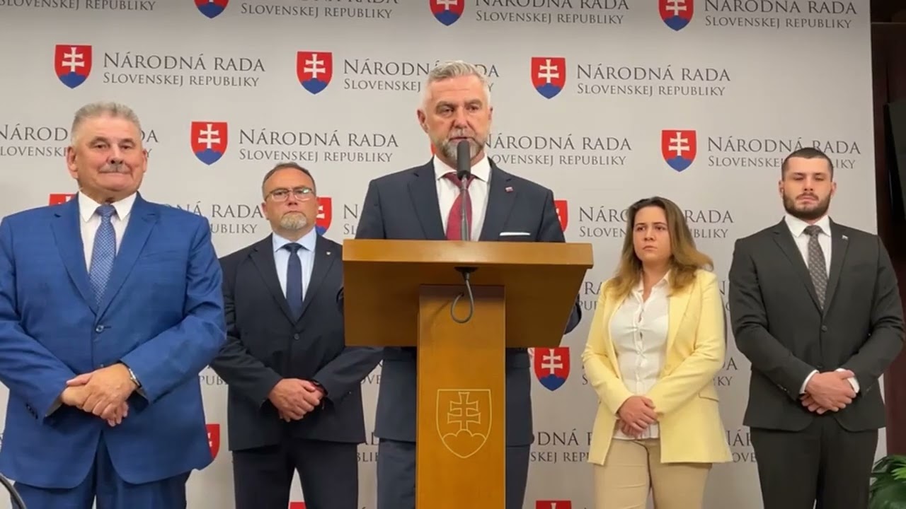 Tlačová konferencia poslancov NR SR za SMER – SSD na tému: Lex atentát