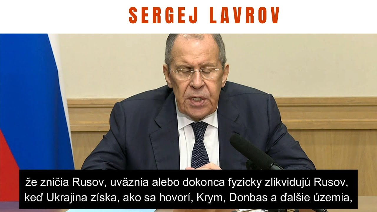 SERGEJ LAVROV: „PRESTAL SOM ČÍTAŤ  ČOKOĽVEK, ČO HOVORÍ UKRAJINSKÉ MINISTERSTVO ZAHRANIČNÝCH VECÍ“