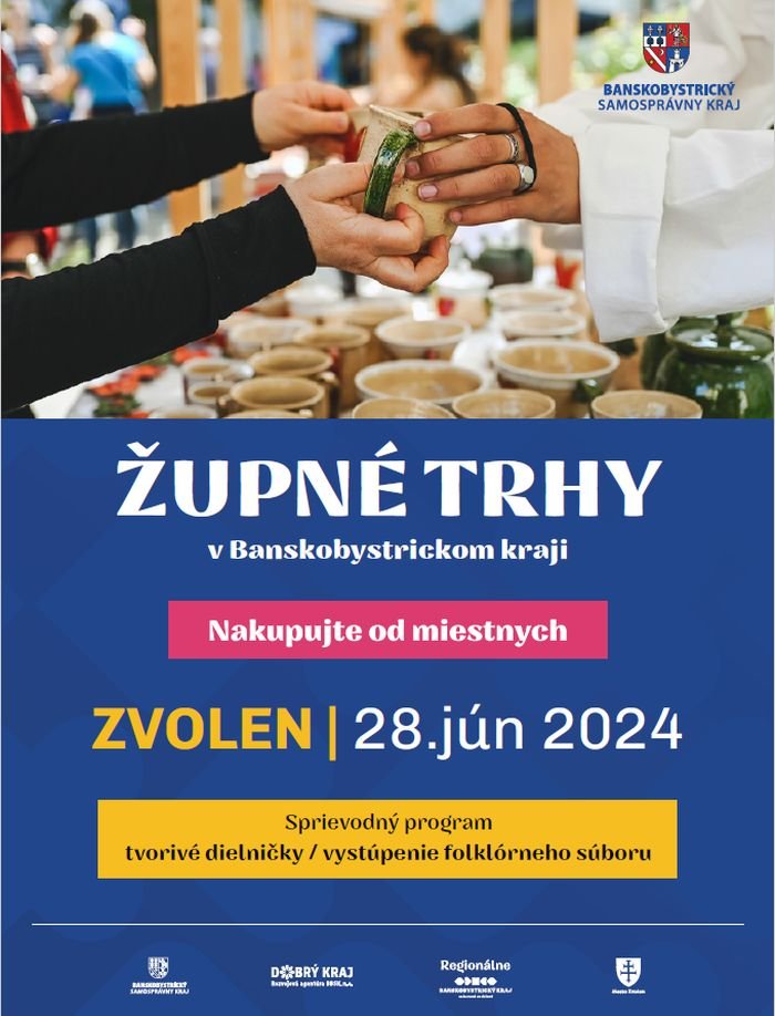 444923884_851900396972268_4608814779781600099_n.jpg Zvolen: Zanedlho aj v našom meste. Župné trhy sú podporou miestnych remeselníkov, farmárov a producentov v rôznych regiónoch Banskobystrického kraja.
Banskobyst…