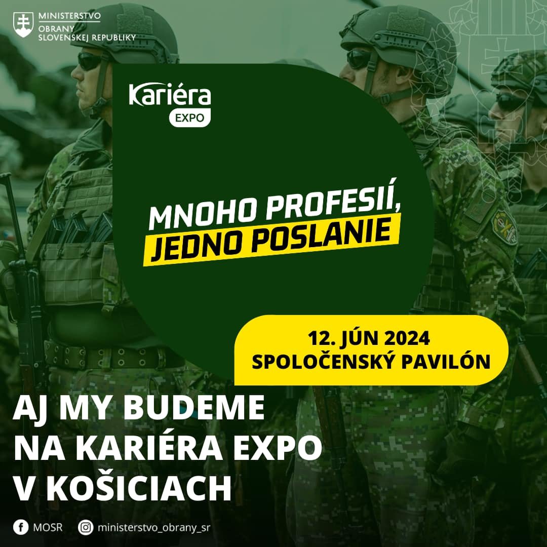 448078787_844231184404532_3447300258166163951_n.jpg PRÍĎ A ZAČNI SVOJU KARIÉRU V OZBROJENÝCH SILÁCH SR
Chceš sa stať profesionálnym vojakom alebo vojačkou, študentom a študentkou Akadémie Ozbrojených síl a…