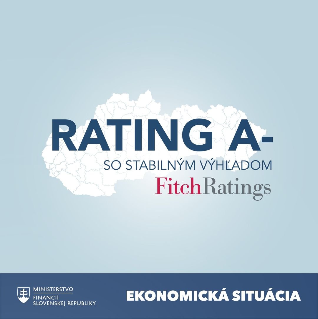 448146373_855148286642199_6995025411508851015_n.jpg AGENTÚRA FITCH RATINGS PONECHALA SLOVENSKU NEZMENENÝ RATING
Medzinárodná ratingová agentúra Fitch Ratings dnes zverejnila svoje najnovšie hodnotenie. Slove…