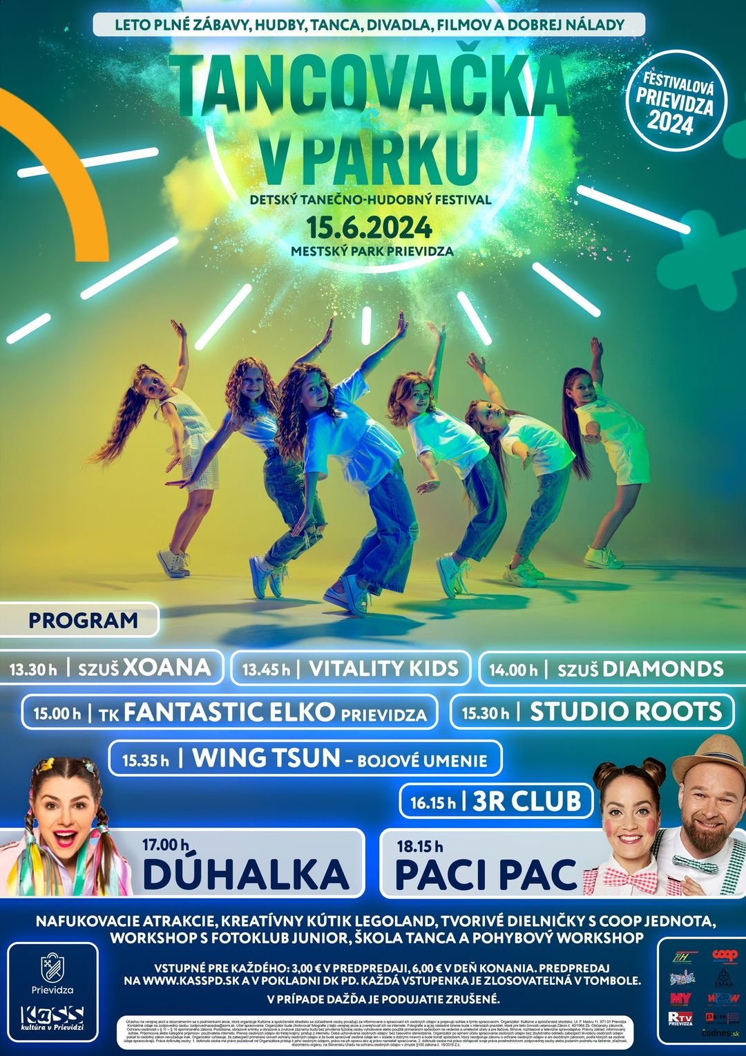448146668_861484199343365_5584552353667695459_n.jpg Prievidza: FESTIVALOVÁ PRIEVIDZA: Tancovačka v parku
Odštartujte leto s nami! Príďte a pridajte sa k nám na nezabudnuteľný tanečno-hudobný festival – Tancovačka v pa…