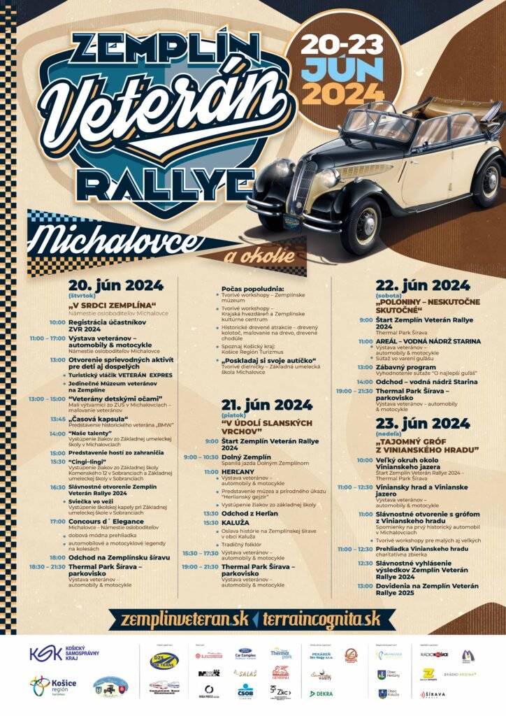 448208577_781293407473194_6334178888924067830_n.jpg Michalovce: ZEMPLÍN VETERÁN RALLYE
Ďalšou zo sprievodných akcií júnových osláv 780. výročia prvej písomnej zmienky je obľúbené Zemplín veterán rallye.
20. jún – Nám…