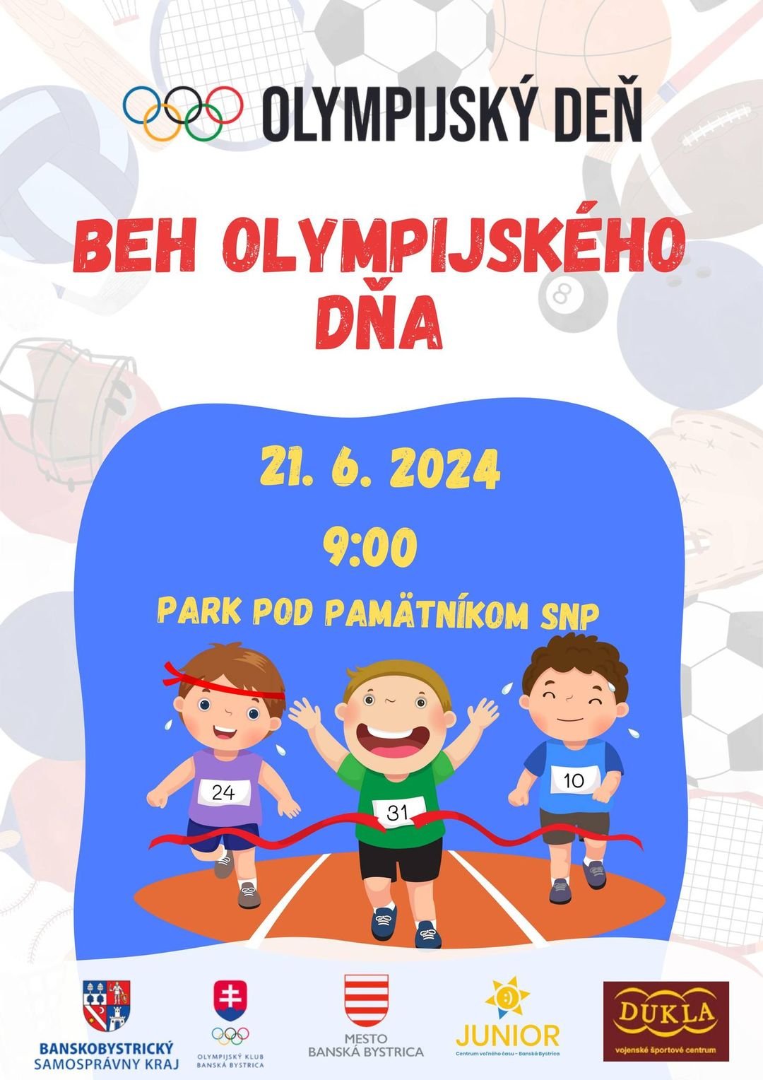 448755629_788853776758847_2082179510344756151_n.jpg Banská Bystrica : DETI A ŠKOLÁCI SA ZAPOJA DO BEHU OLYMPIJSKÉHO DŇA
V rámci série podujatí Olympijských festivalov sa v piatok 21. júna 2024 o 9:00 hod. uskutoční v Parku p…