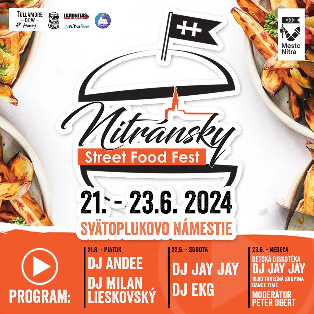 448761213_874413001392918_4039866077563971928_n.jpg Nitra : NITRÁNSKY STREET FOOD FESTIVAL: SPOJENIE JEDLA, HUDBY A ZÁBAVY NA NÁMESTÍ
Piaty ročník street food festivalu, spojeného s tanečnou hudbou, sa po roku opä…