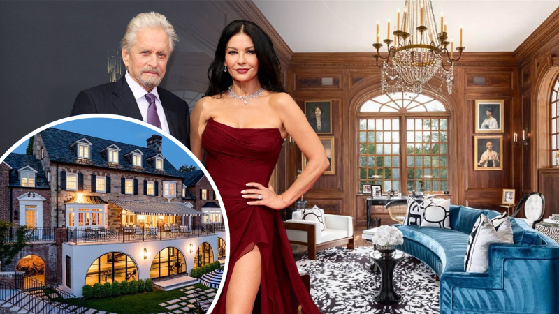 Michael Douglas a Catherine Zeta-Jonesová prodávají dům. Podívejte se na luxusní sídlo Michael Douglas a Catherine Zeta-Jonesová prodávají dům. Podívejte se na luxusní sídlo