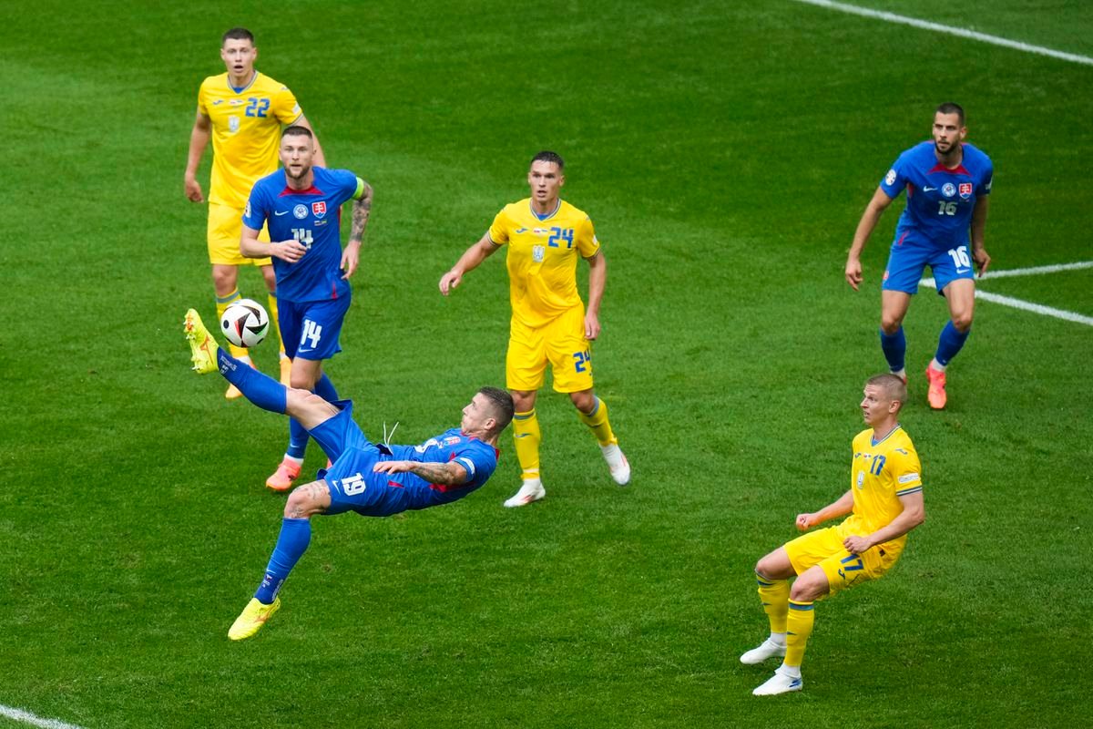 FOTO Pozrite si najlepšie zábery zo zápasu Slovensko – Ukrajina