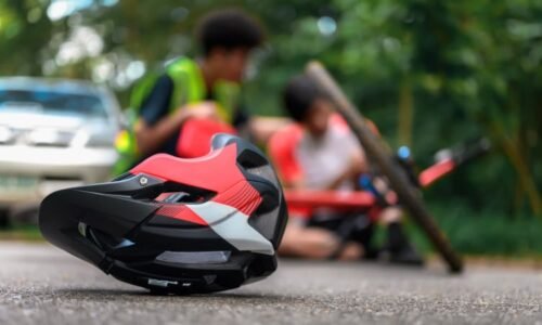 Cyklistku za Cvikovem smetl kamion, střet zabrala kamera. Řidič nedodržel minimální odstup