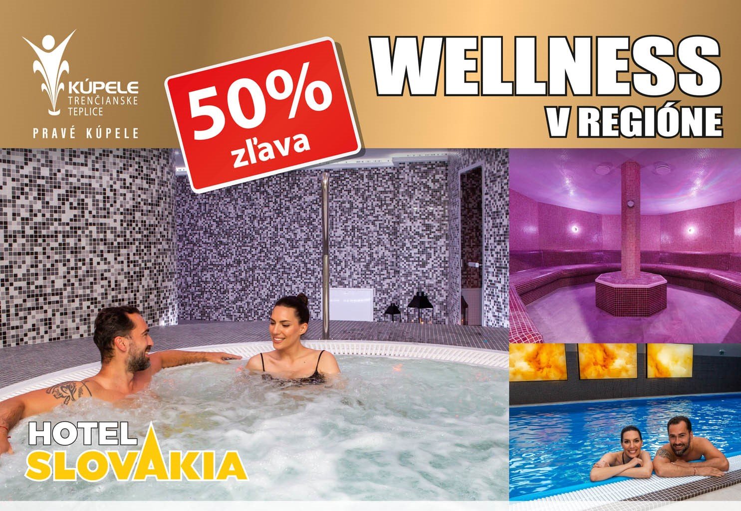 Doprajte si wellness v kúpeľoch za polovicu Doprajte si wellness v kúpeľoch za polovicu
