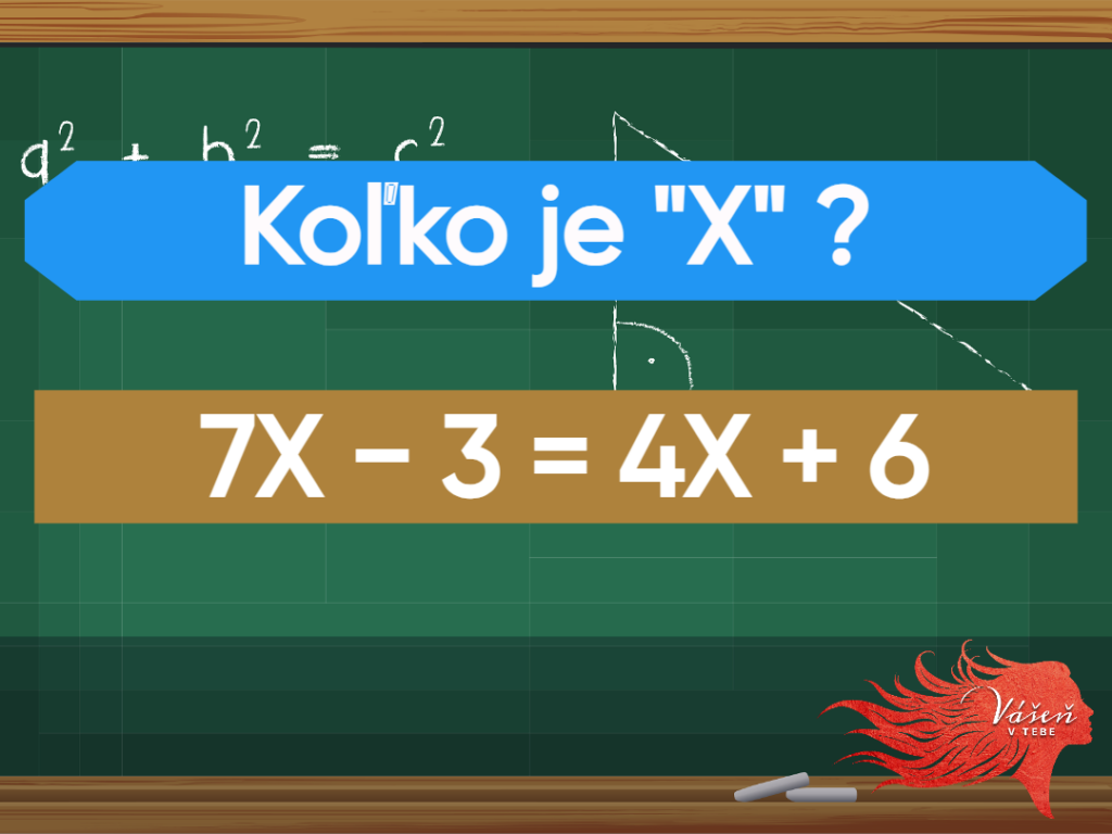 Matematický hlavolam: Viete vypočítať X? Veľa šťastia Matematický hlavolam: Viete vypočítať X? Veľa šťastia
