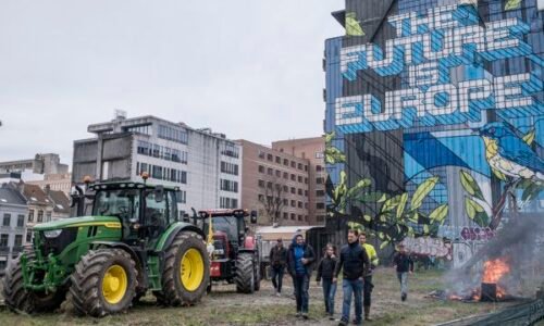 V Bruseli opäť štrajkujú farmári