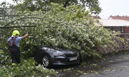 Varovanie pred silným dažďom. Na strednom Slovensku zvýšili výstrahu pred búrkami na tretí stupeň