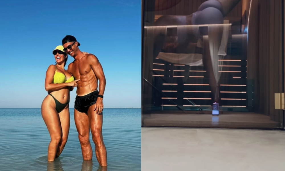 Cristiano Ronaldo vošiel do sauny s Georginou Rodriguez a všetko si nahral. „Čo to je?“