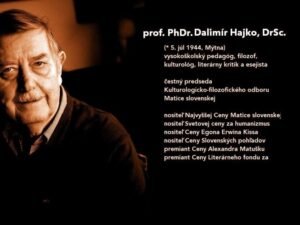Dalimír Hajko Dalimír Hajko