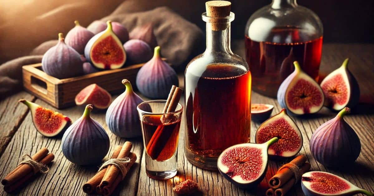 Domáci figový likér so škoricou. Exkluzívna chuť pre výnimočné okamihy Domáci figový likér so škoricou. Exkluzívna chuť pre výnimočné okamihy