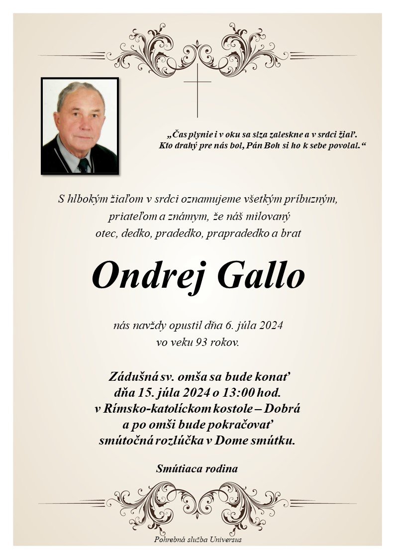 Ondrej Gallo Ondrej Gallo