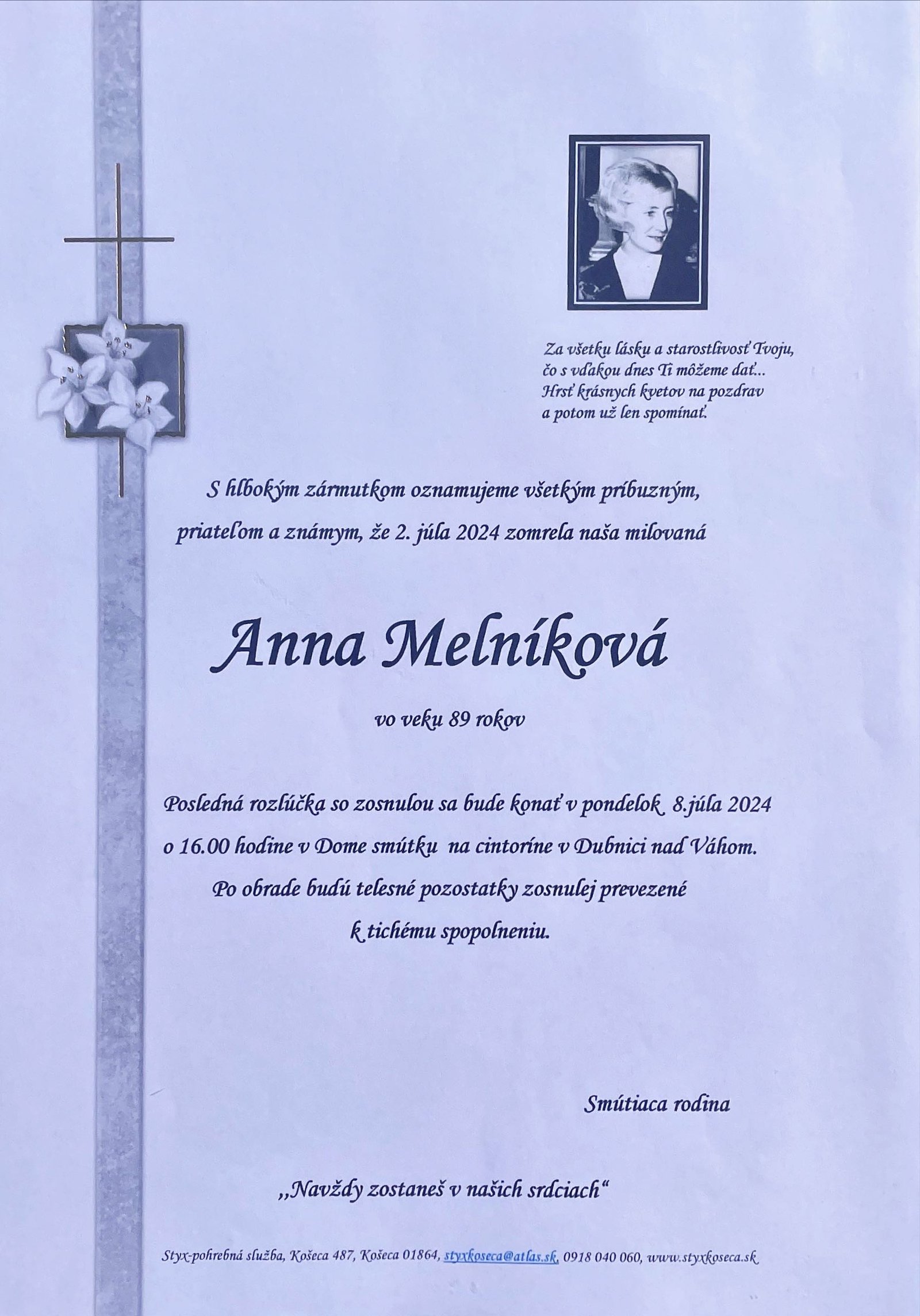 Anna Melníková Anna Melníková