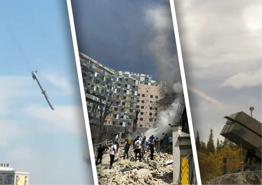VIDEO: Ukrajina sa snaží ukryť trosky z rakety protivzdušnej obrany na mieste zásahu nemocnice v Kyjeve VIDEO: Ukrajina sa snaží ukryť trosky z rakety protivzdušnej obrany na mieste zásahu nemocnice v Kyjeve