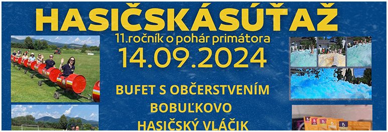 XI. ročník hasičskej súťaže o Pohár primátora mesta Hurbanovo | 14. september 2024 XI. ročník hasičskej súťaže o Pohár primátora mesta Hurbanovo | 14. september 2024