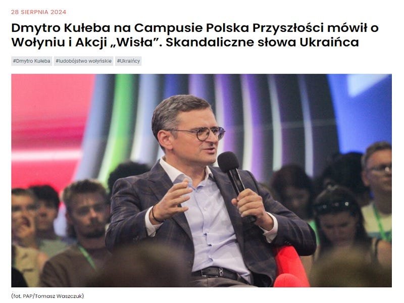 Andrew Korybko, Dmytro Kuleba, Poľsko, Ukrajina Andrew Korybko: Kuleba prirovnal ukrajinskú genocídu Poliakov k poľskému násilnému presídľovaniu Ukrajincov