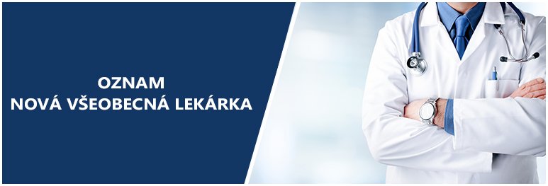 Oznam | Nová všeobecná lekárka