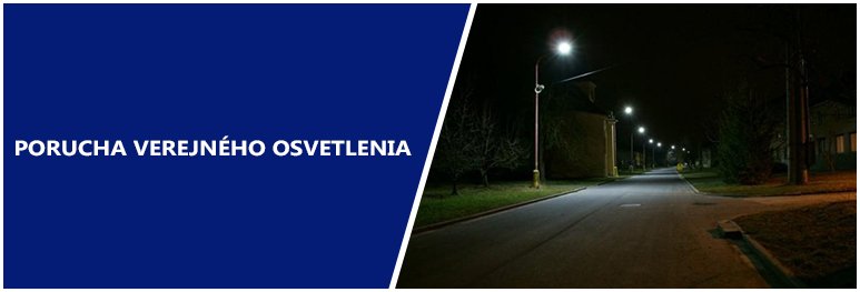 Porucha verejného osvetlenia